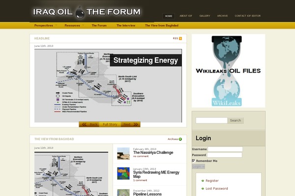 Magazine theme site design template sample