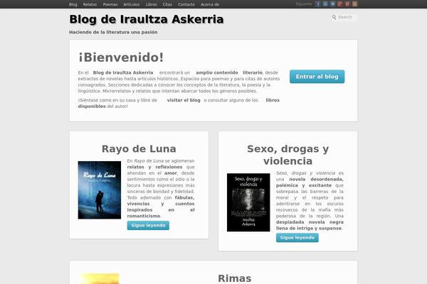 Voyage theme site design template sample