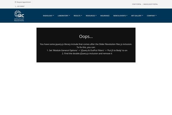 WordPress website example screenshot