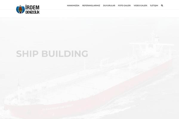 Industrial-child theme site design template sample