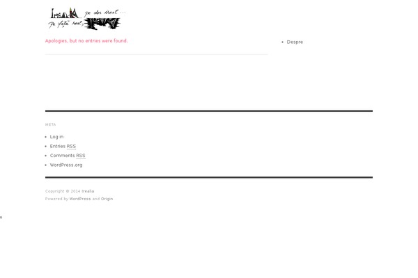 Origin theme site design template sample