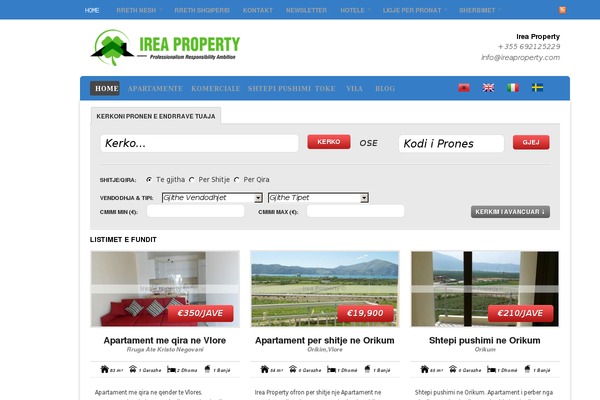 ireaproperty.com site used Estate