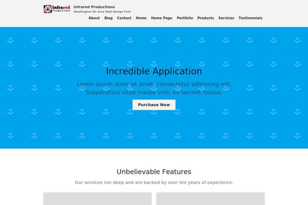Layers theme site design template sample