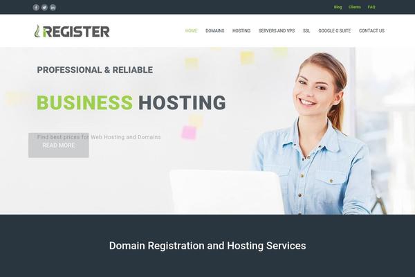 Site using Whmpress plugin