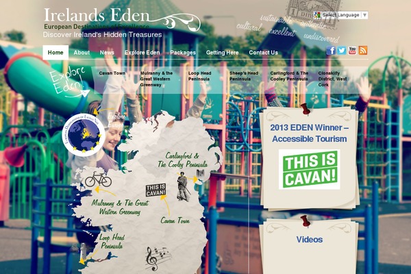 Eden theme site design template sample
