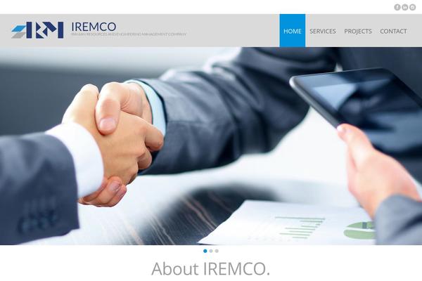 Rhea theme site design template sample