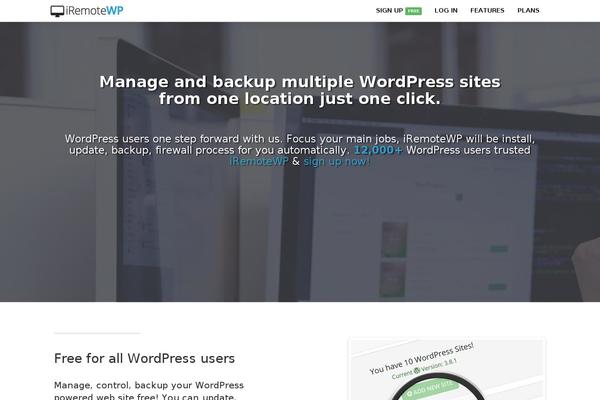 iremotewp.com site used Iremotewp