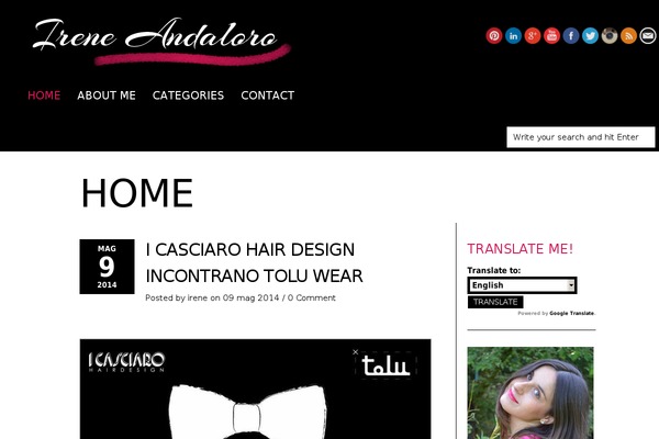 ireneandaloro.it site used Iris