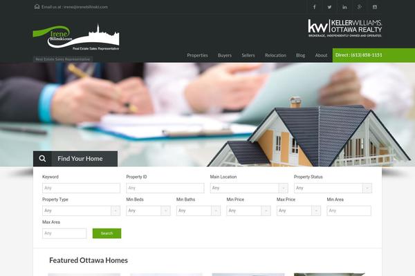 Realhomes Theme theme site design template sample