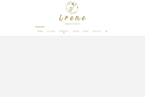 X Child theme site design template sample