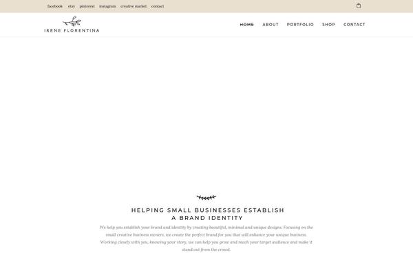 Stockholm theme site design template sample