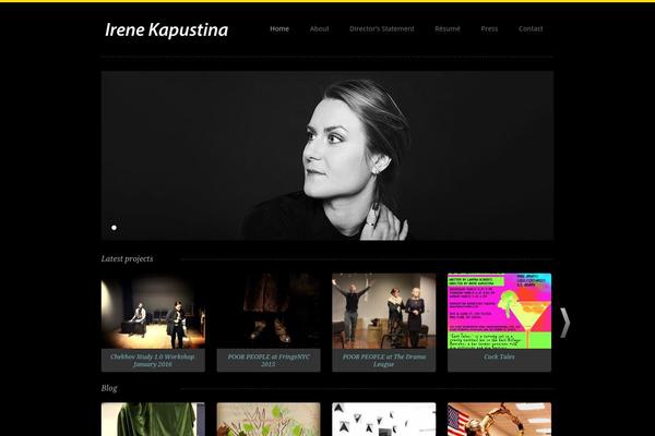 Minimalisto theme site design template sample