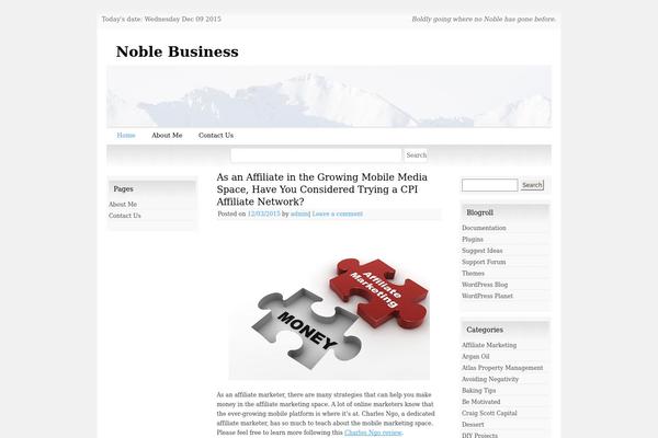 Snow Summit theme site design template sample