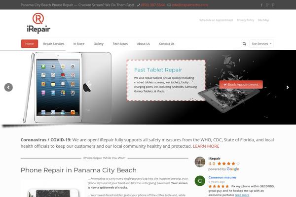 Site using Responsive Google Maps | by imbaa plugin