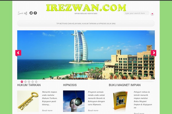 Simple’n’Bright theme site design template sample
