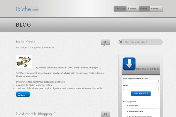 iriche.com site used Dualflow