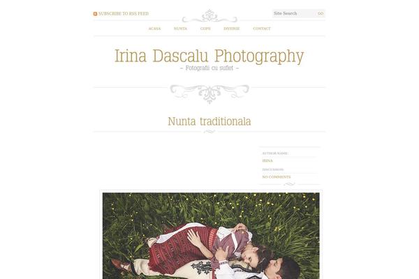 Typominima theme site design template sample