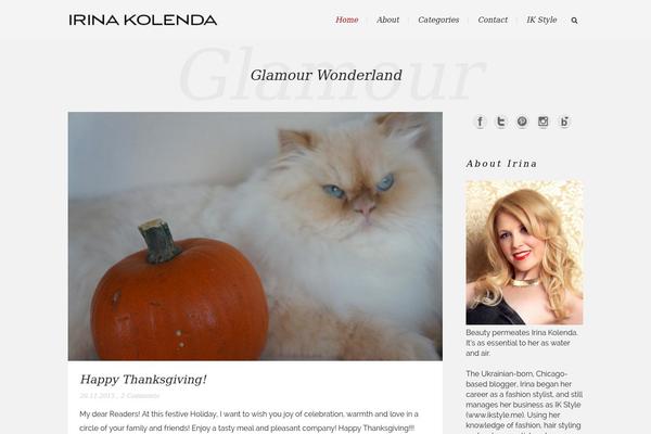 Nouveau theme site design template sample