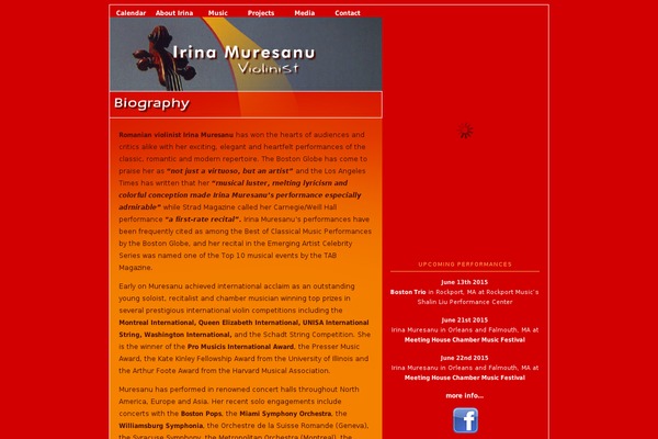 irinamuresanu.com site used Irina
