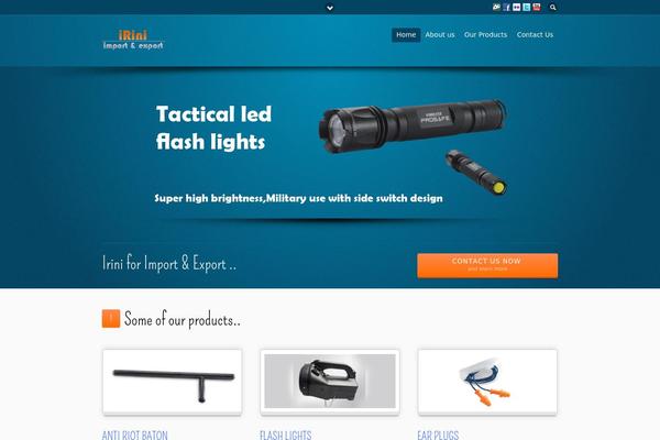 Flare theme site design template sample