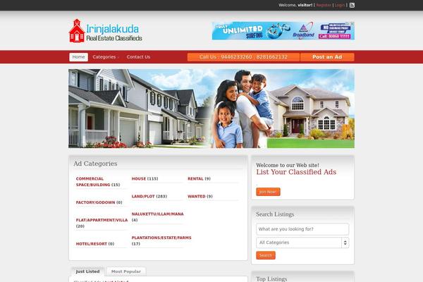 ClassiPress theme site design template sample