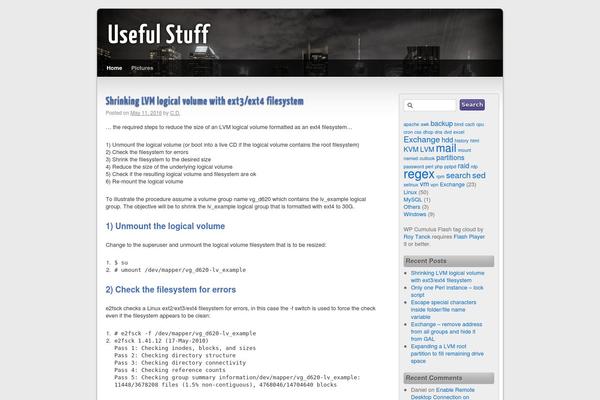 Third Style theme site design template sample