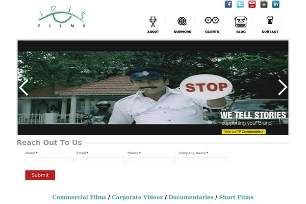Alfie theme site design template sample