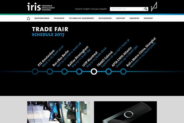 Iris theme site design template sample
