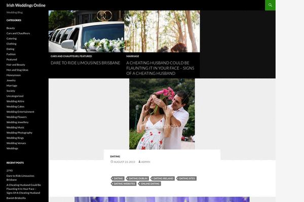 Twenty Fourteen theme site design template sample