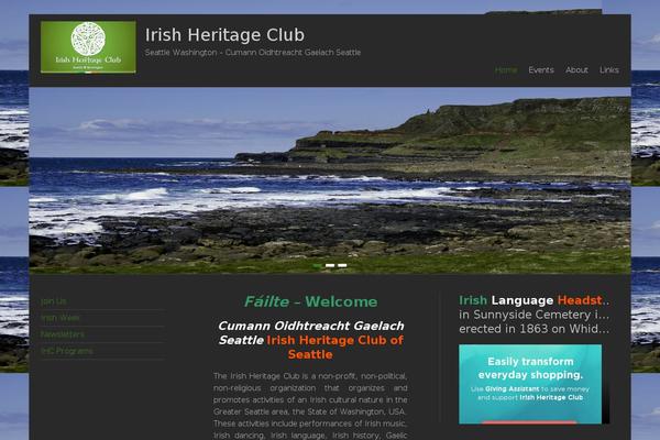 irishclub.org site used Ihctheme