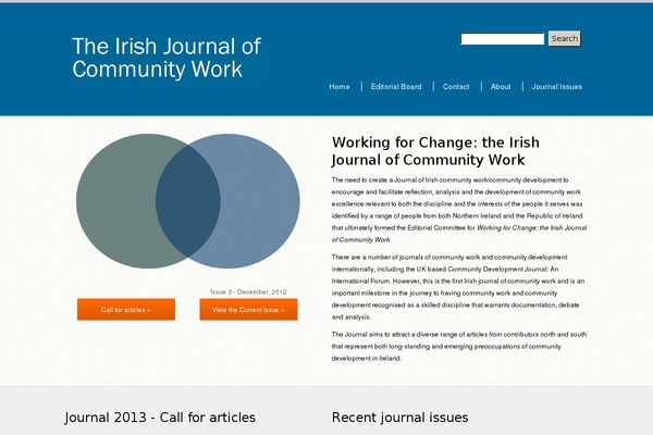 irishcommunitywork.com site used Cwc-journal
