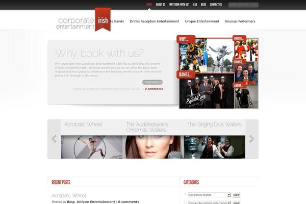 irishcorporateentertainment.com site used Wpex-powered
