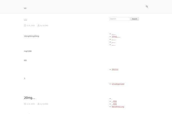 SiteOrigin North theme site design template sample