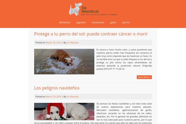 OneColumn theme site design template sample