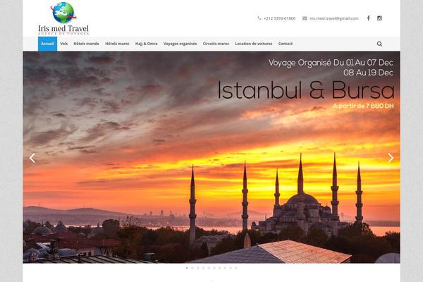 Impreza theme site design template sample