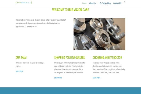 Optometry theme site design template sample