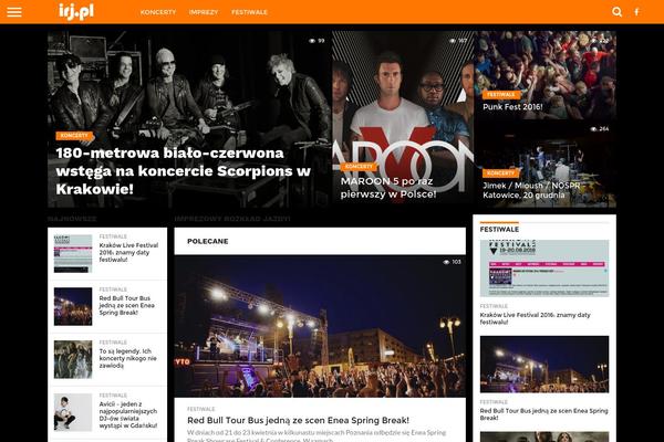 Flex Mag theme site design template sample