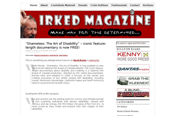 This Just In! theme site design template sample