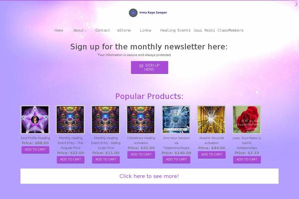 Site using EStore-extra-shortcodes plugin