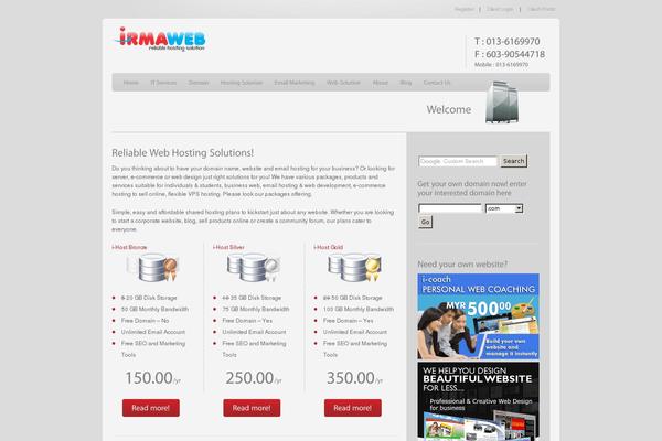 Epsilon theme site design template sample