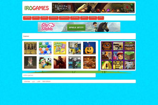 BrayGames theme site design template sample