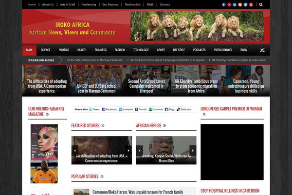 Worldwide V1 01 theme site design template sample