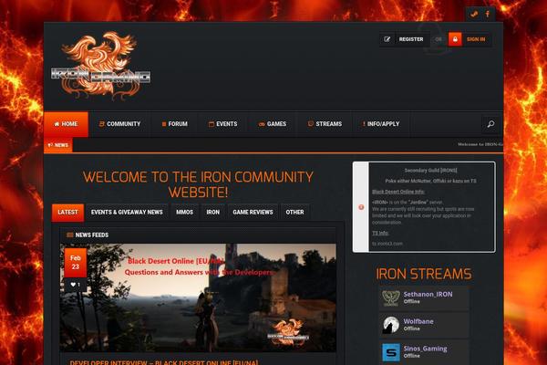 Youplay theme site design template sample