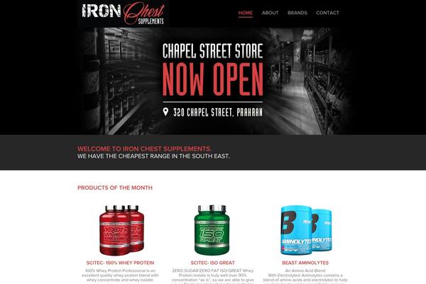 Thunder theme site design template sample