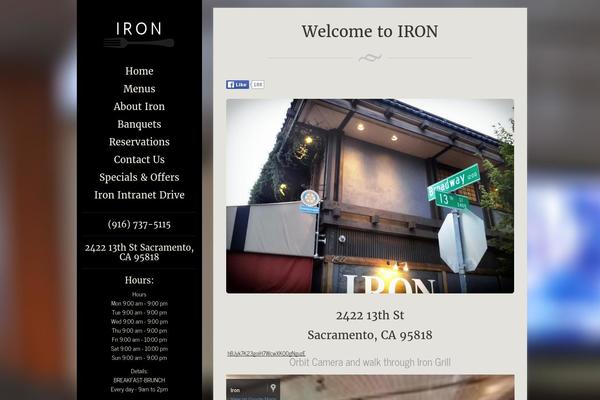 Eatery theme site design template sample
