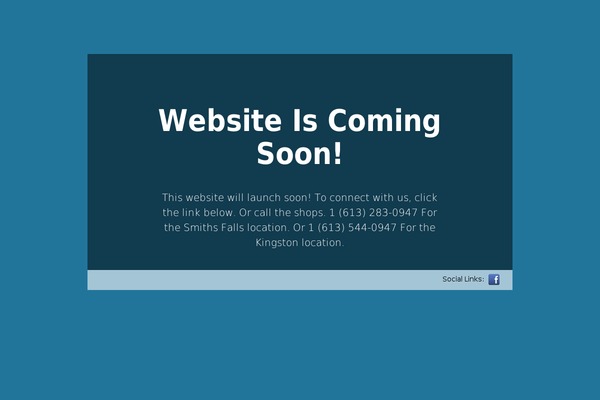 Site using Easy Coming Soon plugin