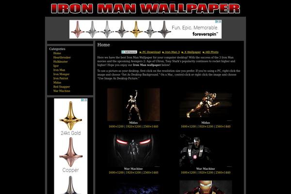 ironmanwallpaper.com site used Magazine_10