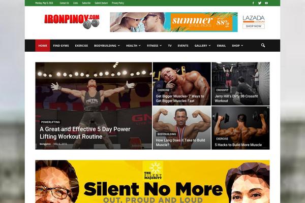 Site using Flickr Justified Gallery plugin
