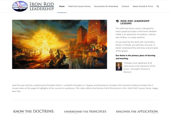 Enfold theme site design template sample
