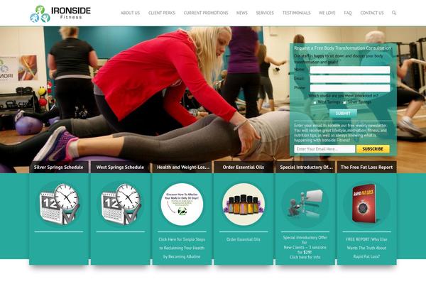 Interface theme site design template sample